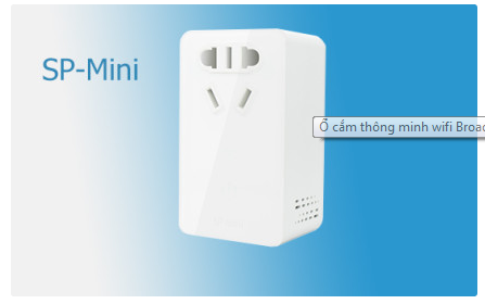 Lắp đặt hệ thống ổ cắm nhà thông minh wifi Broadlink SP-Mini tại Hải Phòng