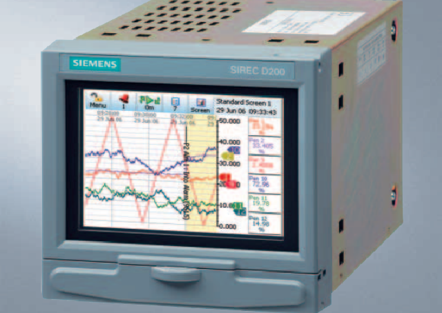 Máy ghi đo lưu lượng vữa Siemens D200